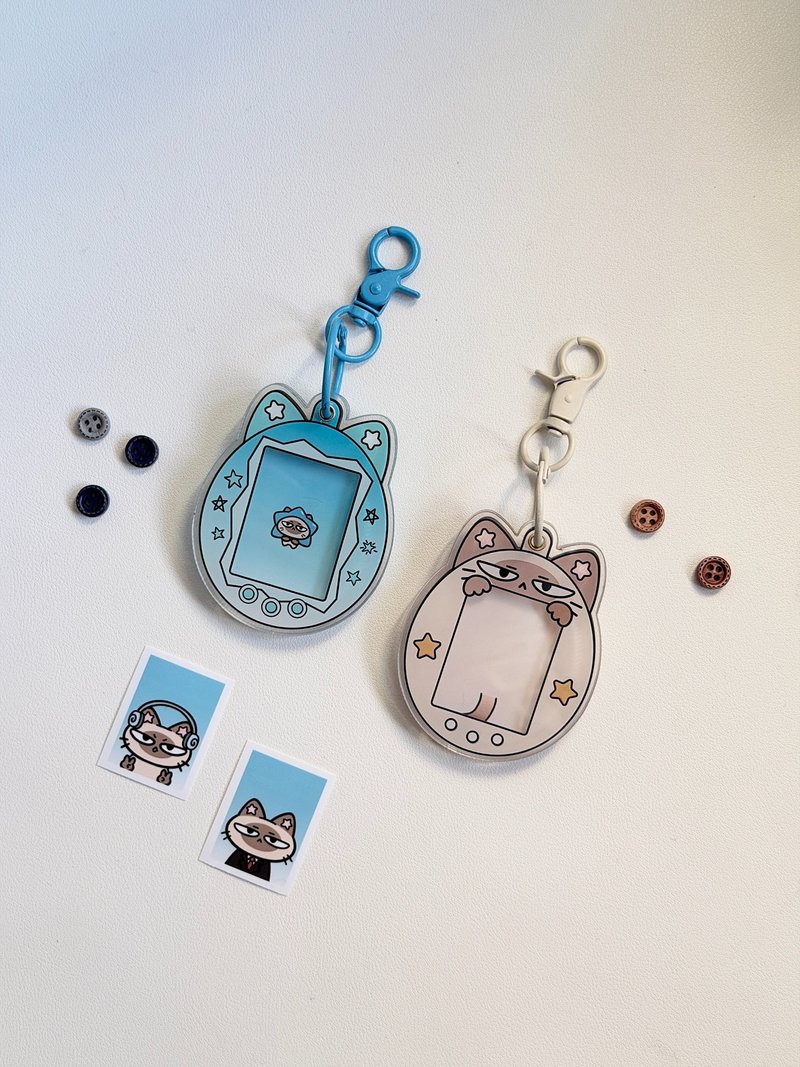 磁吸证件照滑盖蛋 蓝&咖 - 其他 - 塑料 