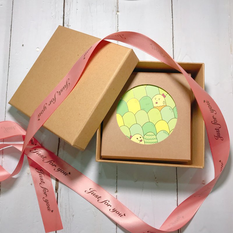 老板我三款都要 礼盒组 陶瓷 吸水杯垫 - 杯垫 - 陶 多色