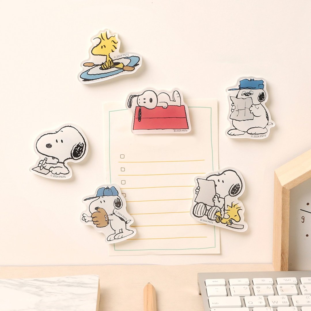 Peanuts史努比造型磁铁-压克力磁铁 强力磁铁 冰箱磁铁 - 冰箱贴/磁贴 - 压克力 多色