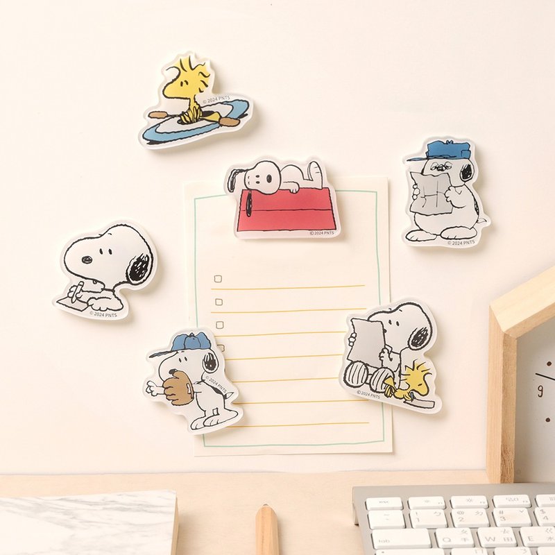 Peanuts史努比造型磁铁-压克力磁铁 强力磁铁 冰箱磁铁 - 冰箱贴/磁贴 - 压克力 多色