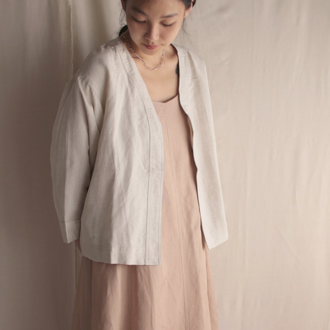 Omake Original / shiki pants - 女装休闲/机能外套 - 棉．麻 白色