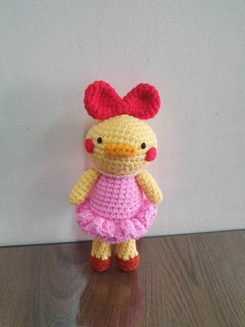 宜兰 钩针编织课程 鸭女士手作毛线娃娃 初学者可 - 编织/羊毛毡/布艺 - 棉．麻 