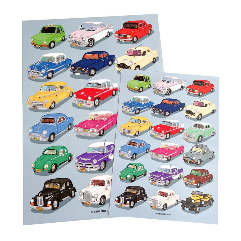 古巴老车海报 - 海报/装饰画/版画 - 纸 蓝色