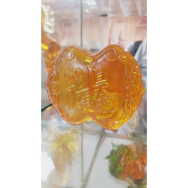 琉璃 日进斗金 开幕送礼 升迁送礼 退休送礼 退伍贺礼 新婚贺礼 - 其他 - 其他材质 金色