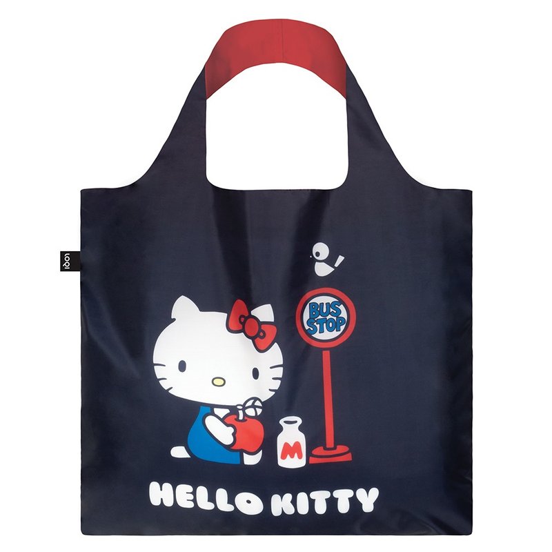 LOQI 购物袋-三丽鸥授权 (Hello Kitty 巴士 KT09) - 侧背包/斜挎包 - 聚酯纤维 多色