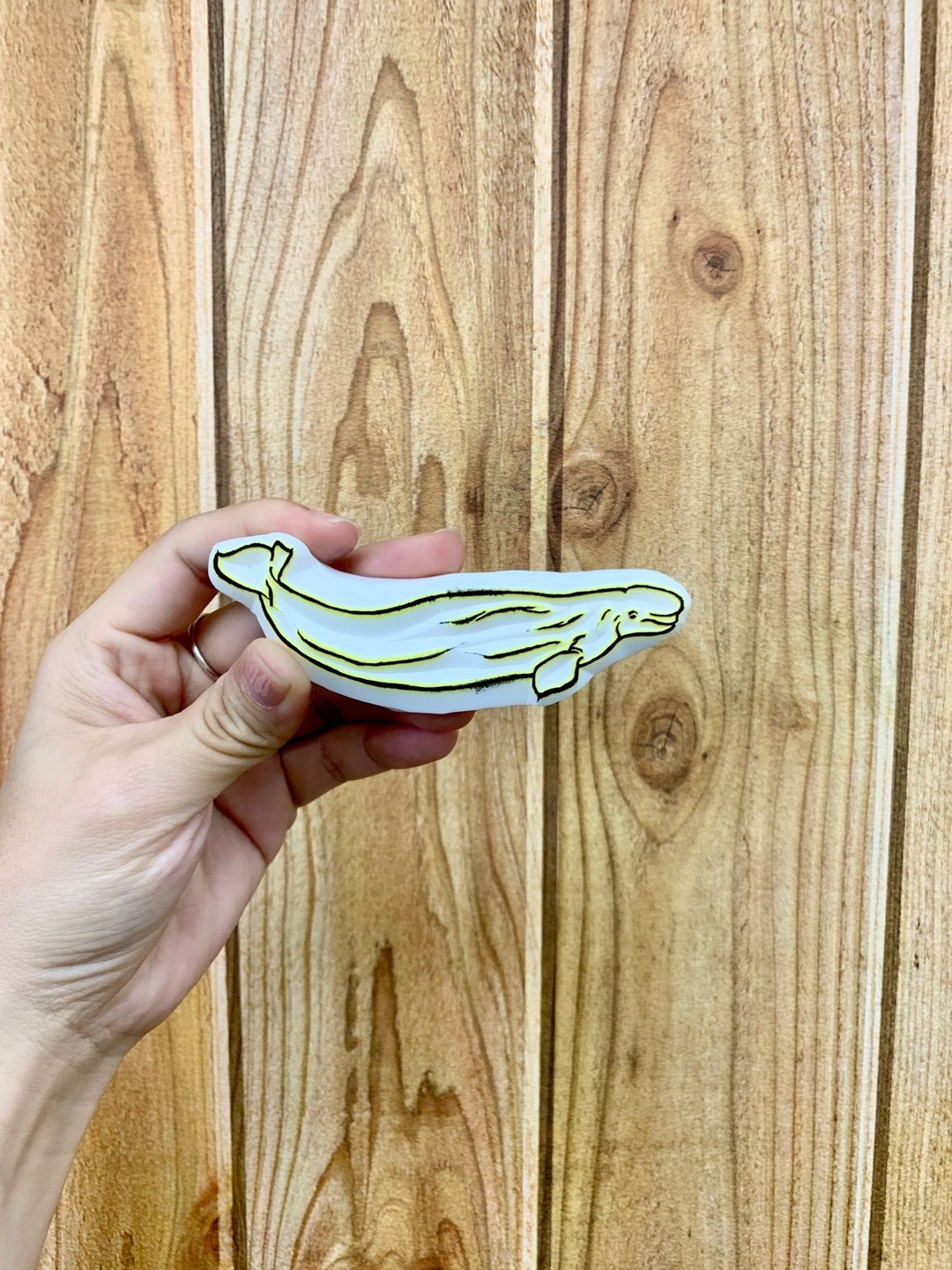 【鲸豚印章】白鲸 - 印章/印台 - 橡胶 白色