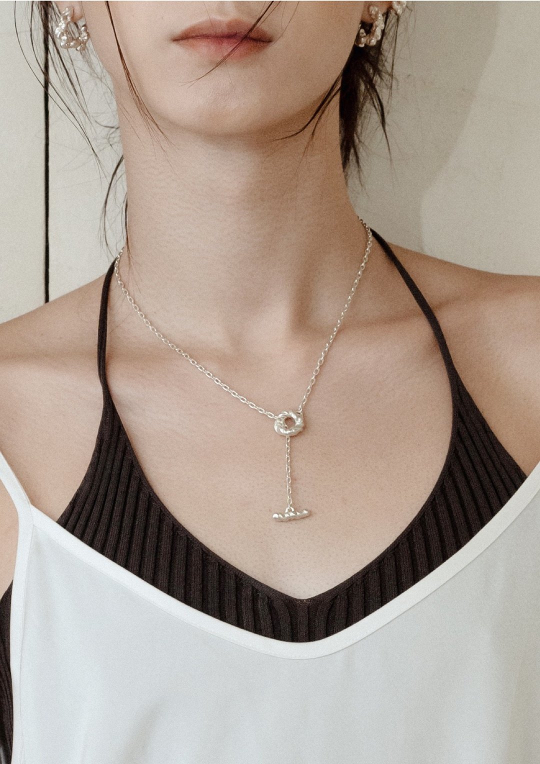 TN03-扭 Necklace - 项链 - 纯银 