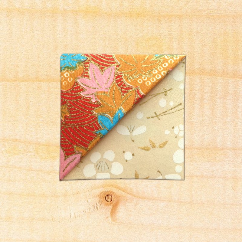 花角书签 -日本进口和纸 / 手工书签-bookmark#049 - 书签 - 纸 