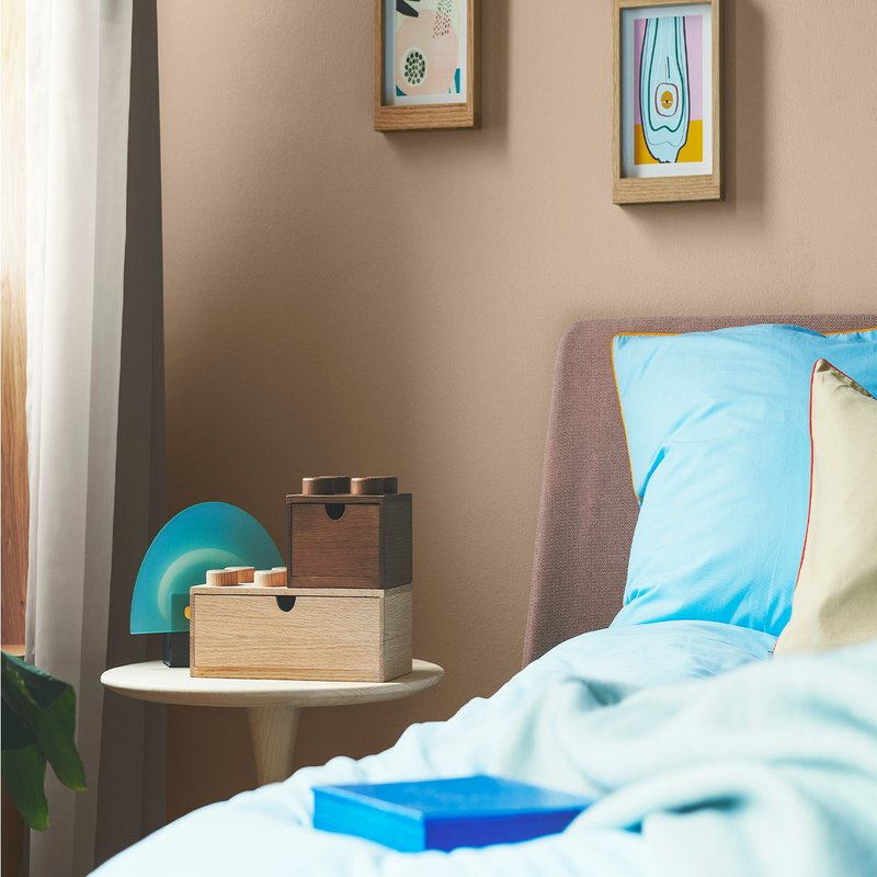 Room Copenhagen LEGO乐高桌上型木制八凸抽屉收纳箱(浅色橡木) - 收纳用品 - 其他材质 