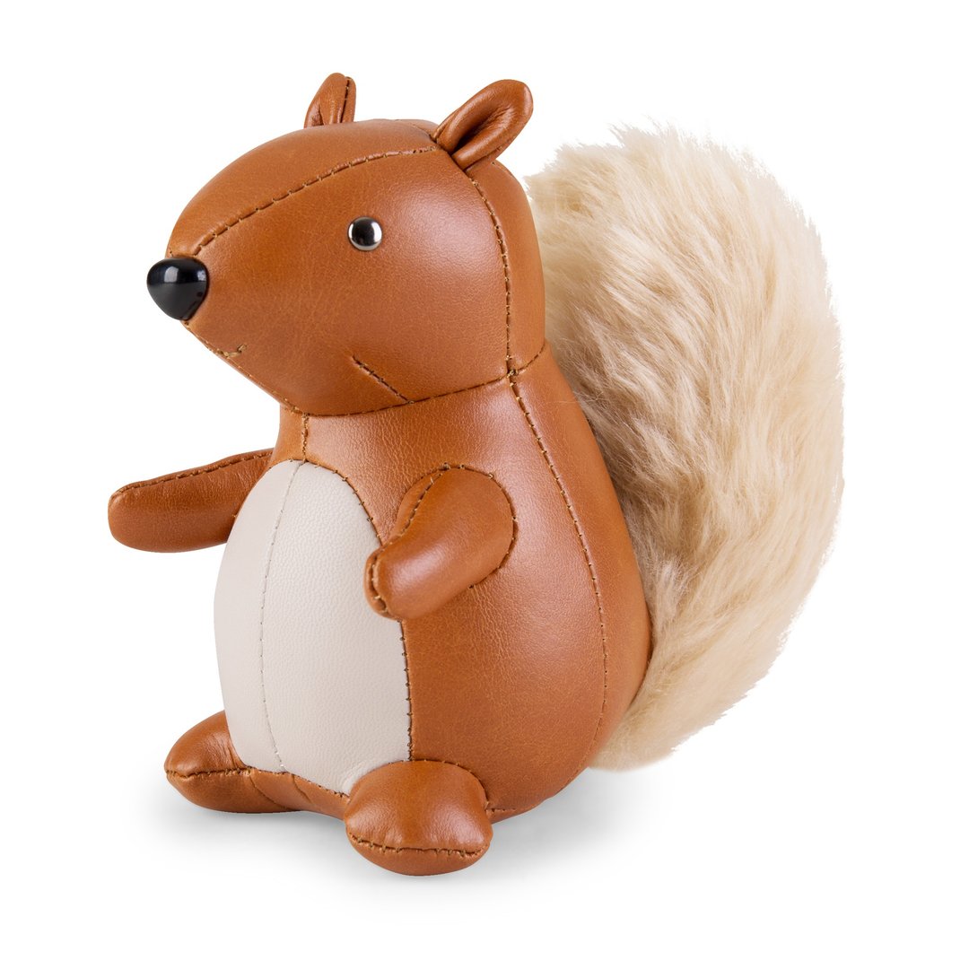 【纸镇】松鼠 Squirrel 皮革动物摆饰  | 入厝礼物 生日礼 圣诞礼 - 摆饰 - 人造皮革 多色