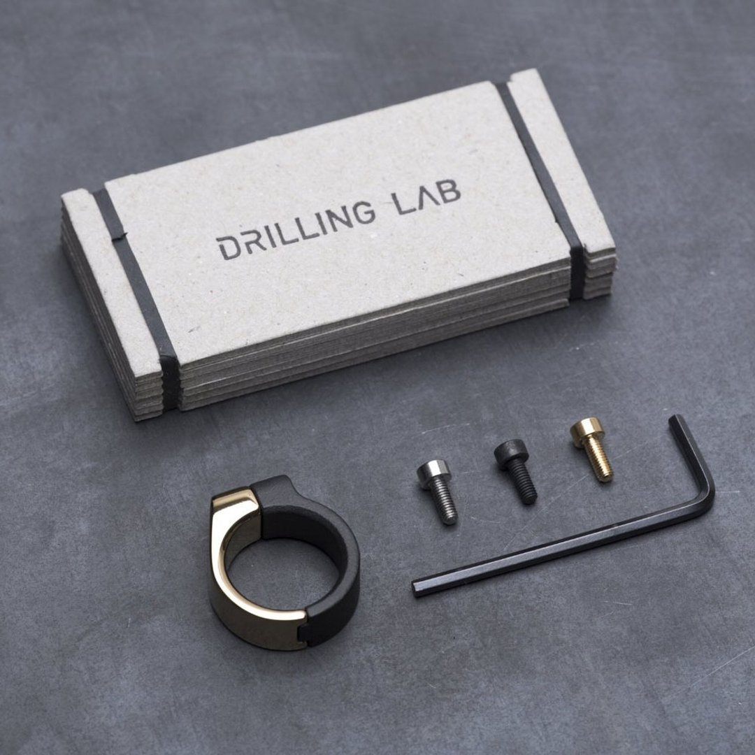 CLAMP RING TYPE A 316钢制戒指_黑金色 - 戒指 - 不锈钢 金色