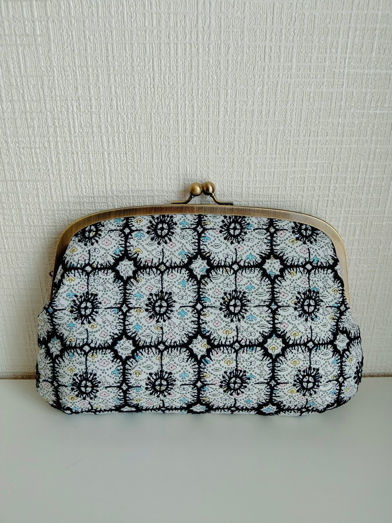 minä perhonen anemone 亲子口金包 - 侧背包/斜挎包 - 棉．麻 蓝色