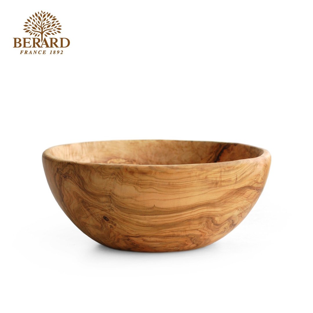 法国 Berard 毕昂原木食具 手工橄榄木碗 15cm - 碗 - 木头 咖啡色