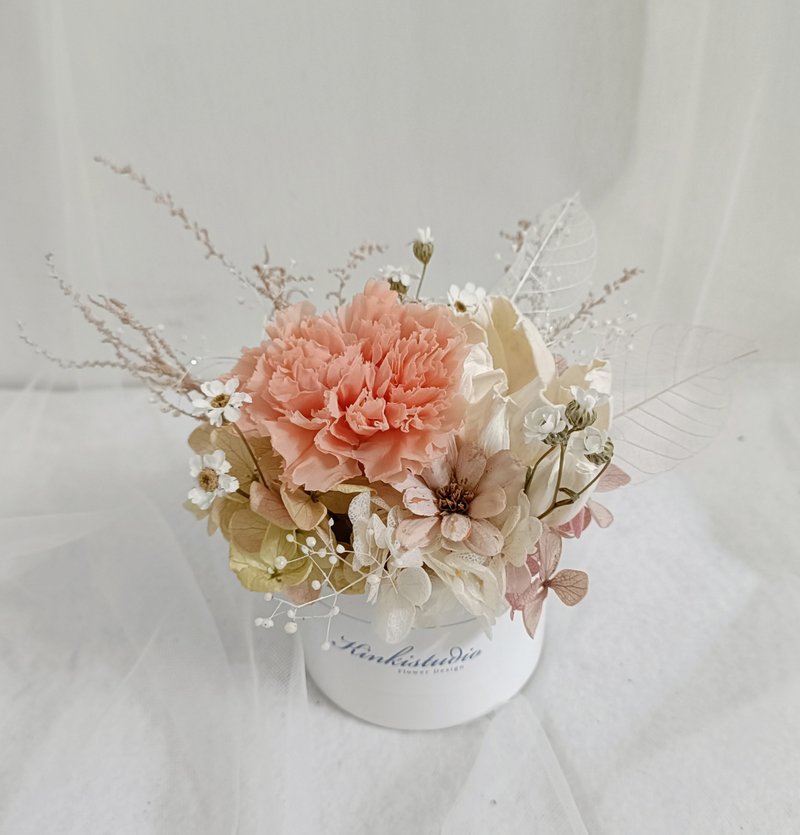 情人节礼物花束永生康乃馨盆花  生日求婚结婚捧花永生干燥花毕业 - 干燥花/捧花 - 植物．花 粉红色