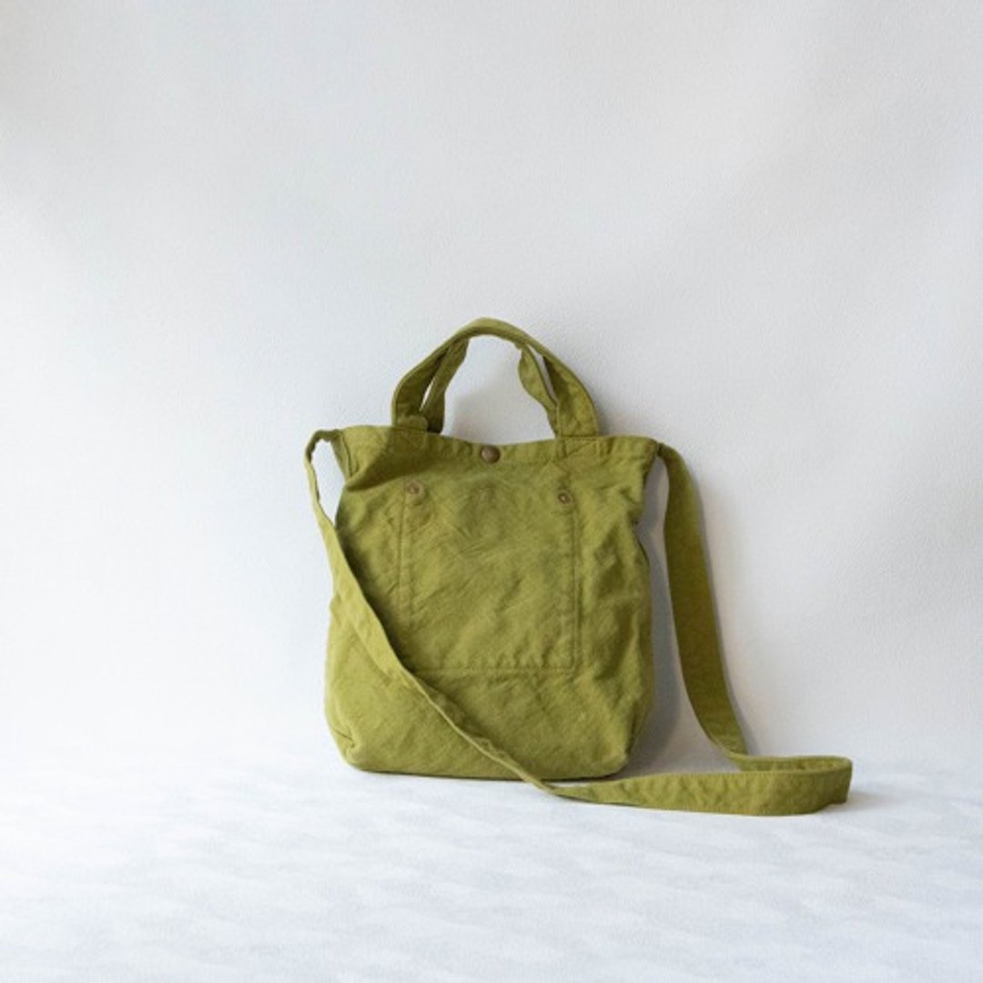 Tote Bag S [Wakakusa] (VC-1) - 手提包/手提袋 - 棉 绿色