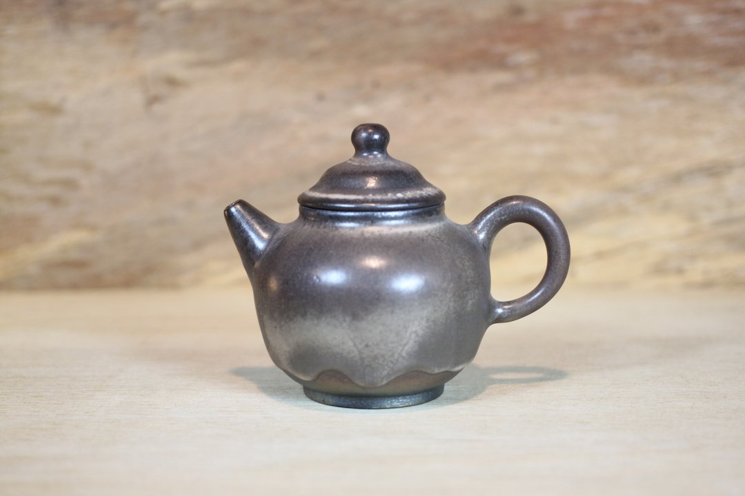 【送礼好物】天目釉柴烧茶壶 名家叶敏祥手工作品 - 茶具/茶杯 - 陶 