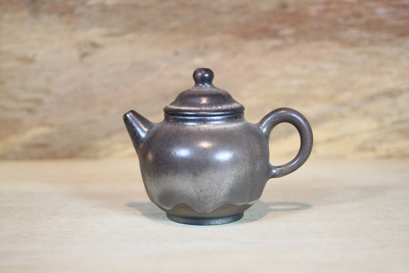 【送礼好物】天目釉柴烧茶壶 名家叶敏祥手工作品 - 茶具/茶杯 - 陶 