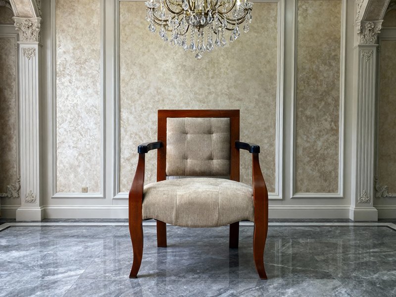 神圣细木作家具-王妃椅/休闲椅/扶手椅 - 椅子/沙发 - 木头 卡其色