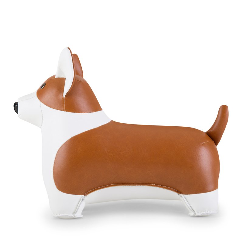 【书挡】柯基 Corgi 皮革动物摆饰  | 入厝礼物 - 摆饰 - 人造皮革 多色