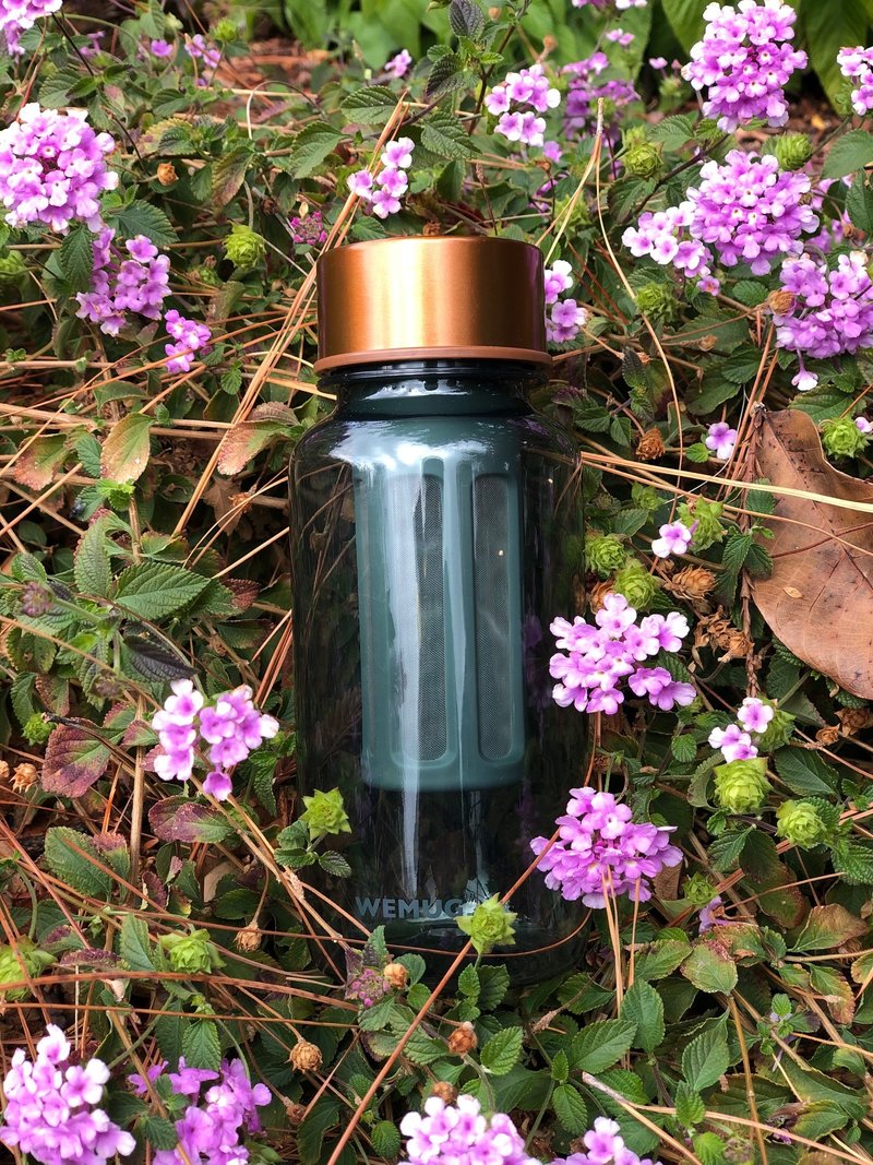 人气泡茶壼 550ml热冷泡茶咖啡耐热 随行杯壶 随身瓶(含滤网) - 咖啡壶/周边 - 塑料 多色