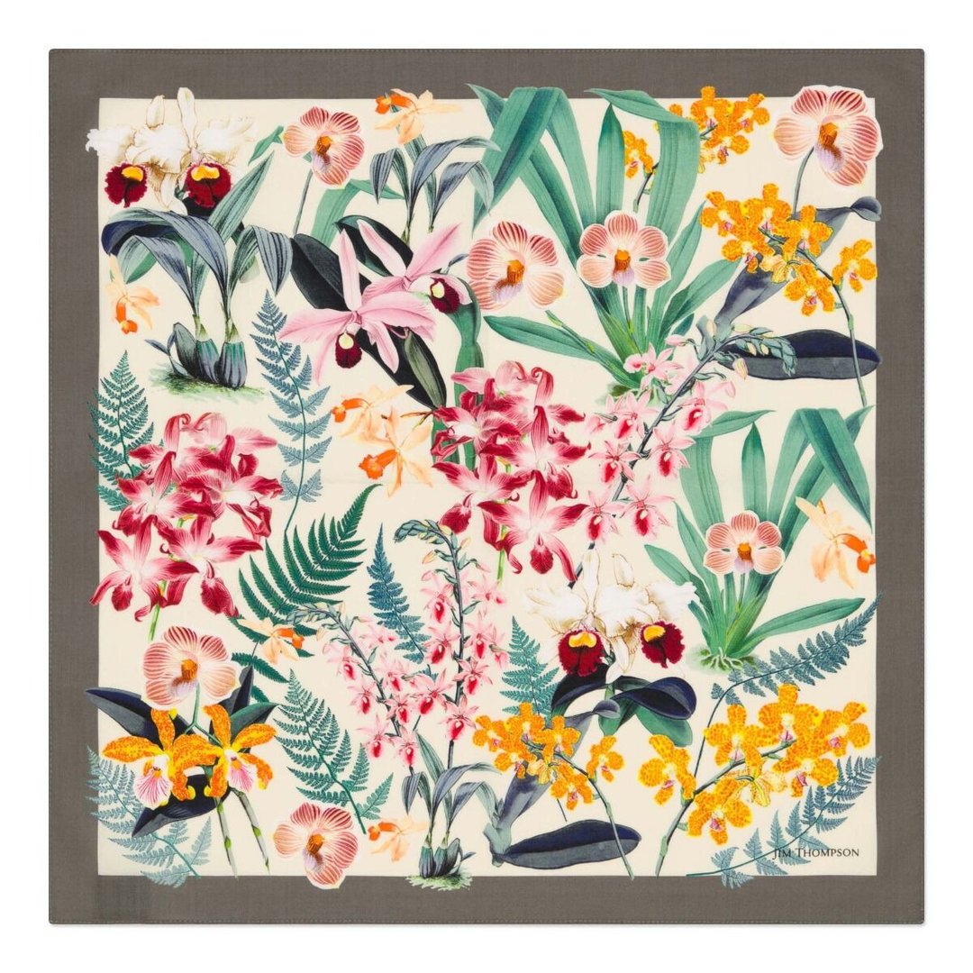 泰国 方巾  Gloriosa Cotton Napkin - Cream - 手帕/方巾 - 棉 多色