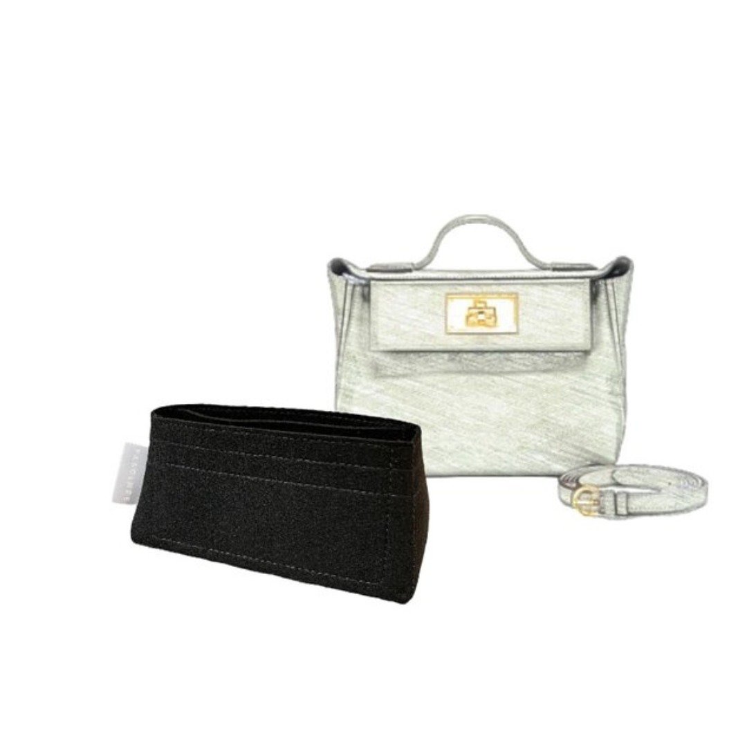 【香港制造韩国绒布】手制内袋 Bag Organiser Hermes-2424-Mini - 化妆包/杂物包 - 其他材质 多色