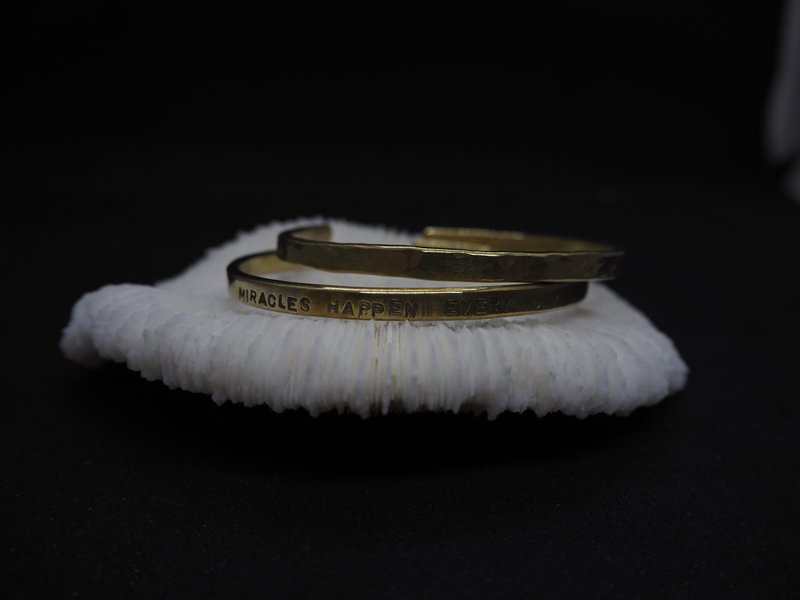 黄铜手镯实验课-单只 - 金工/饰品 - 铜/黄铜 