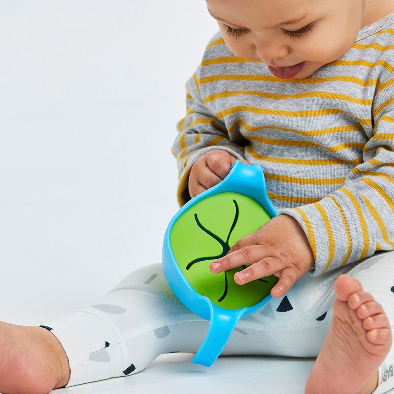 b.box 专利吸管三用碗(海洋蓝) - 儿童餐具/餐盘 - 其他材质 