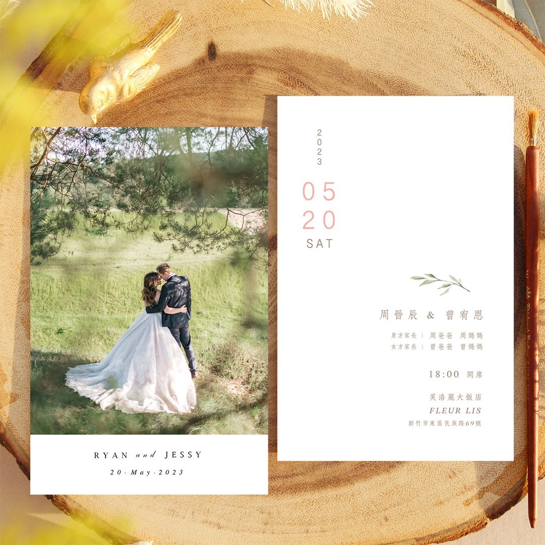 喜帖设计 | 常驻 | 婚纱主题照片 婚卡 谢卡 邀请卡 明信片喜帖 - 电子喜帖/贺卡/邀请函 - 其他材质 