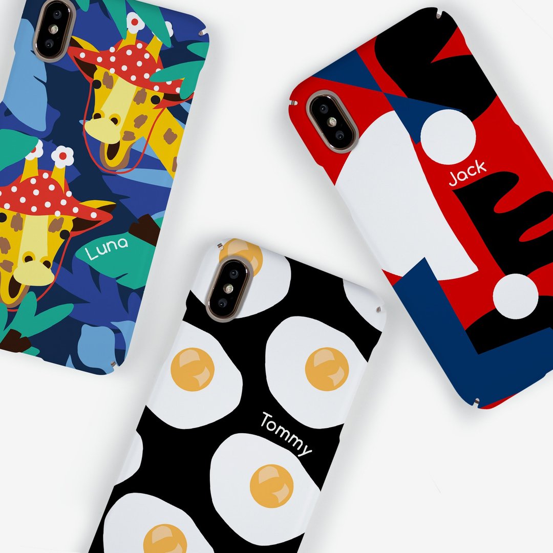 Add-On - Initial letter and name for iPhone / Samsung Case - 手机壳/手机套 - 其他材质 多色