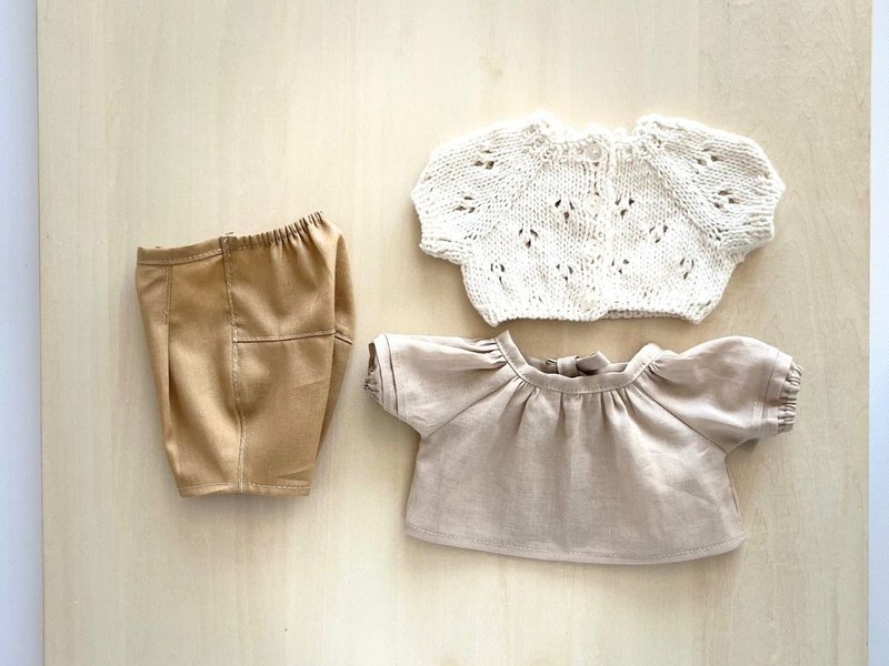 塞进裤子里 - 玩具/玩偶 - 棉．麻 卡其色