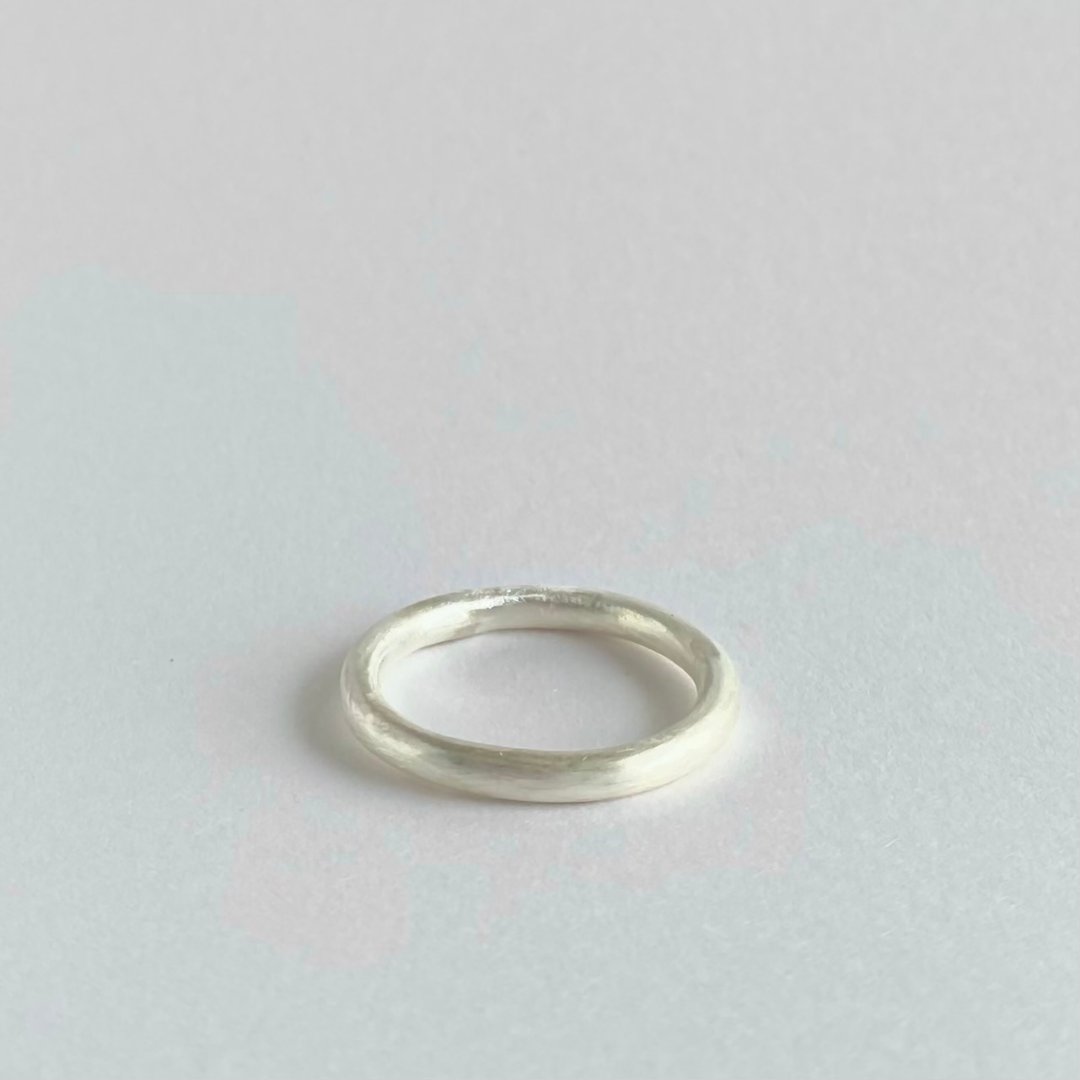 3.0mm 银戒指 / 可指定尺寸 - 戒指 - 其他金属 银色