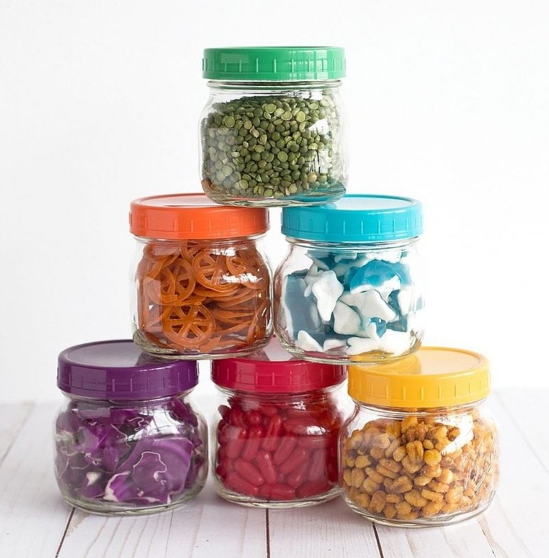 WildJar 窄口彩虹飞旋密封盖 - 其他 - 塑料 多色