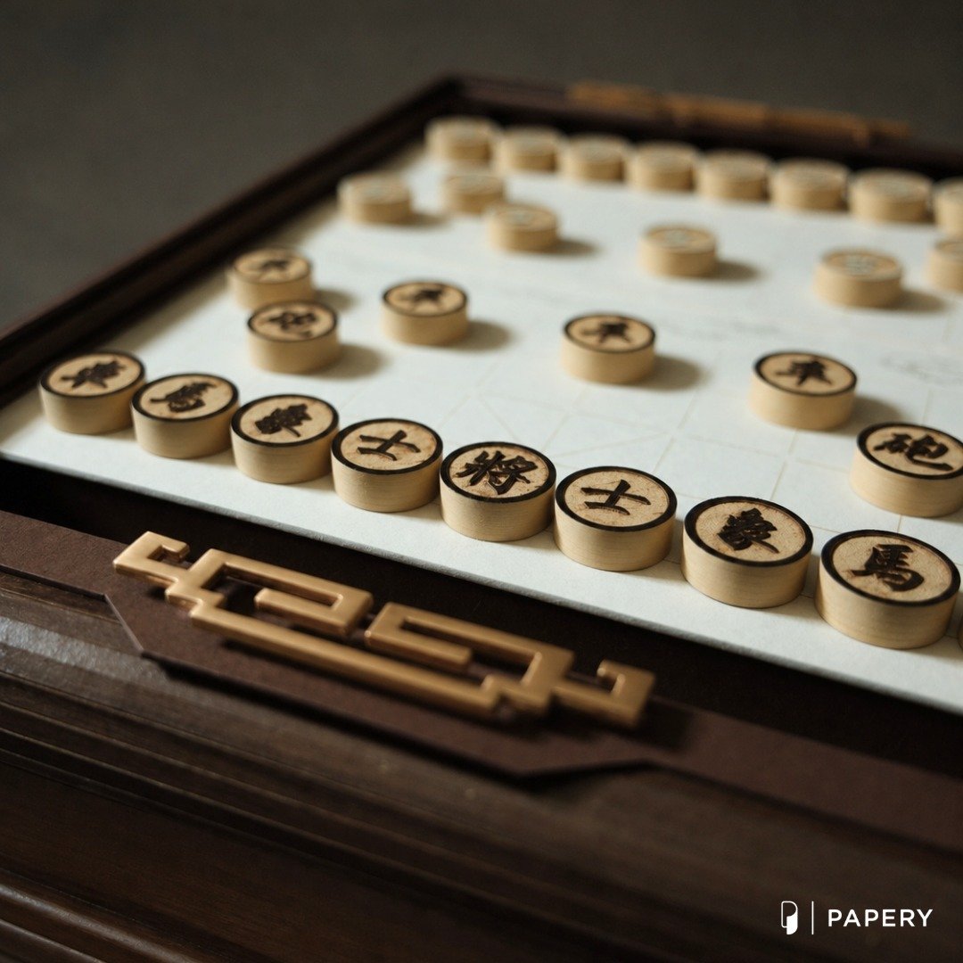 Qi Dao 棋道 中国象棋套装 收藏级 HKSDA 金奖 香港文化艺术 - 桌游/玩具 - 纸 