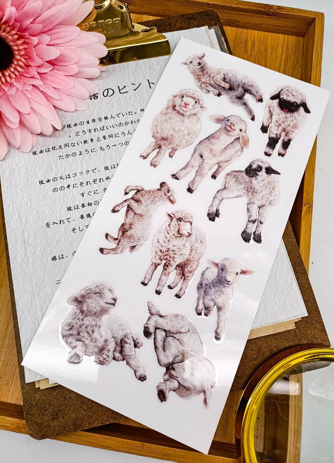 5K070-18_五口美-乾式轉印貼紙_ I am pretty Transfer Stickers - 贴纸 - 其他材质 多色