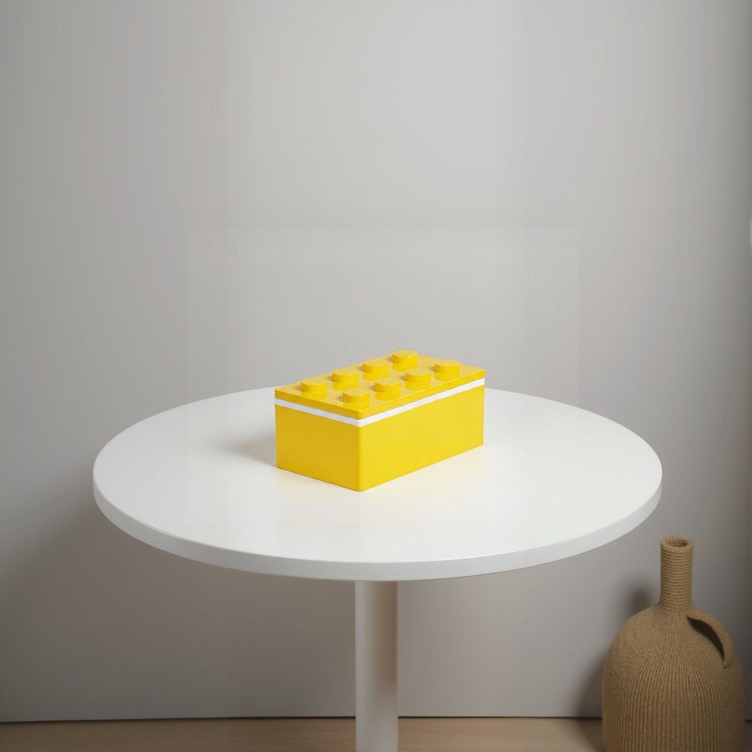 P:BLOCK 儿童 便当盒 积木造型 礼物 环保 便当 食物袋 野餐 日本 - 便当盒/饭盒 - 塑料 多色