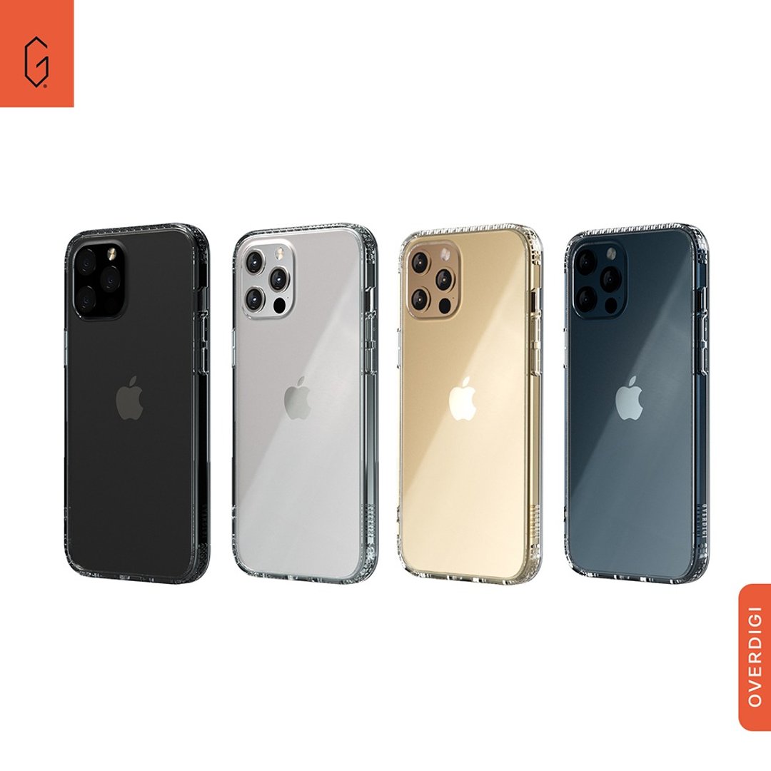 OVERDIGI V2 iPhone 12 蜂巢晶格双料军规防摔透明壳 - 手机壳/手机套 - 压克力 
