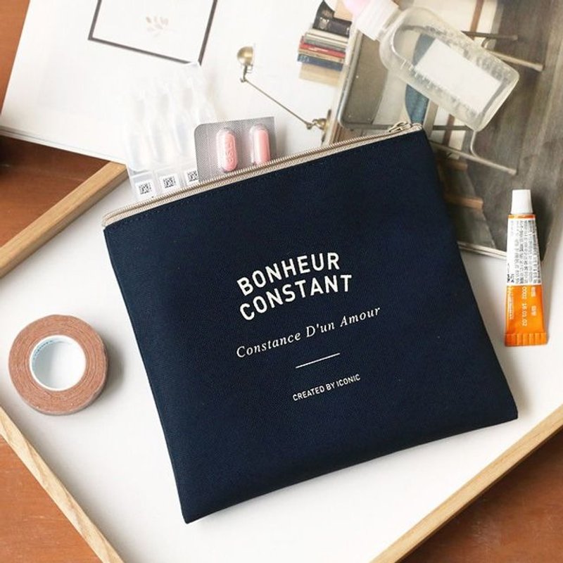 Iconic-小确幸万用包(M)-海军蓝,ICO85508 - 化妆包/杂物包 - 其他材质 蓝色