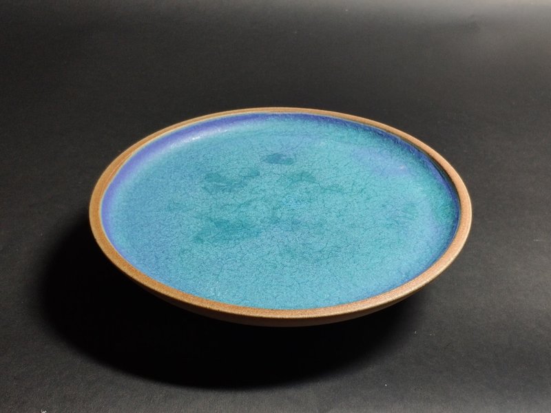 手工制作 15号 陶制点心盘 - 盘子/餐盘/盘架 - 陶 卡其色