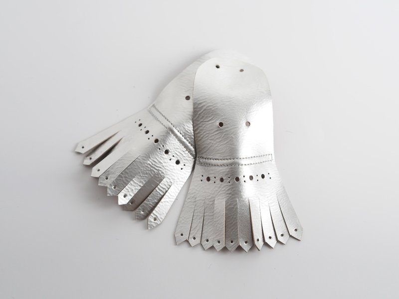 FringeFootFriends 牛津鞋专用流苏片 - 鞋垫/周边 - 真皮 银色