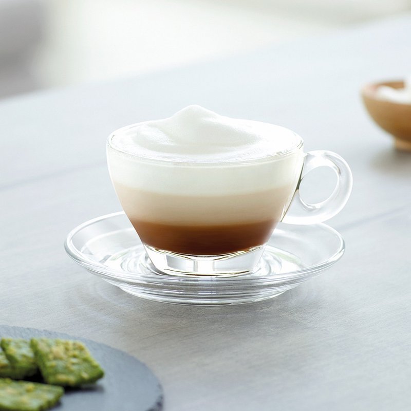 Caffe系列 拿铁杯 260ml - 咖啡杯/马克杯 - 玻璃 白色