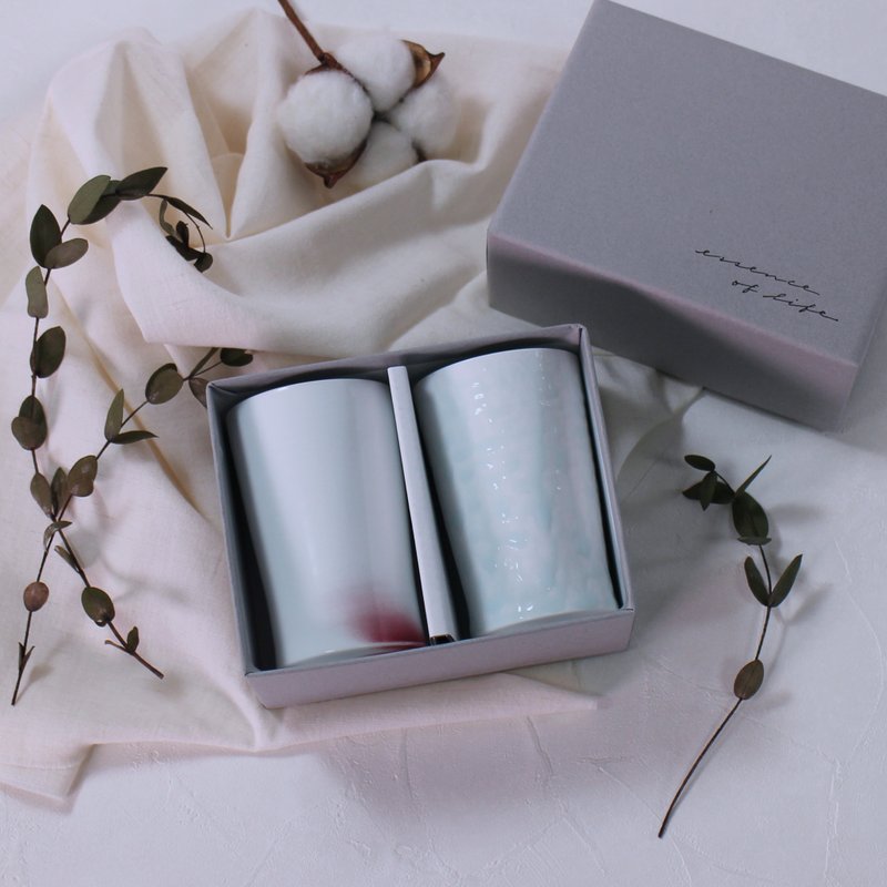 西海agasuke窑变色釉对杯 (essence of life/阿部) - 茶具/茶杯 - 陶 
