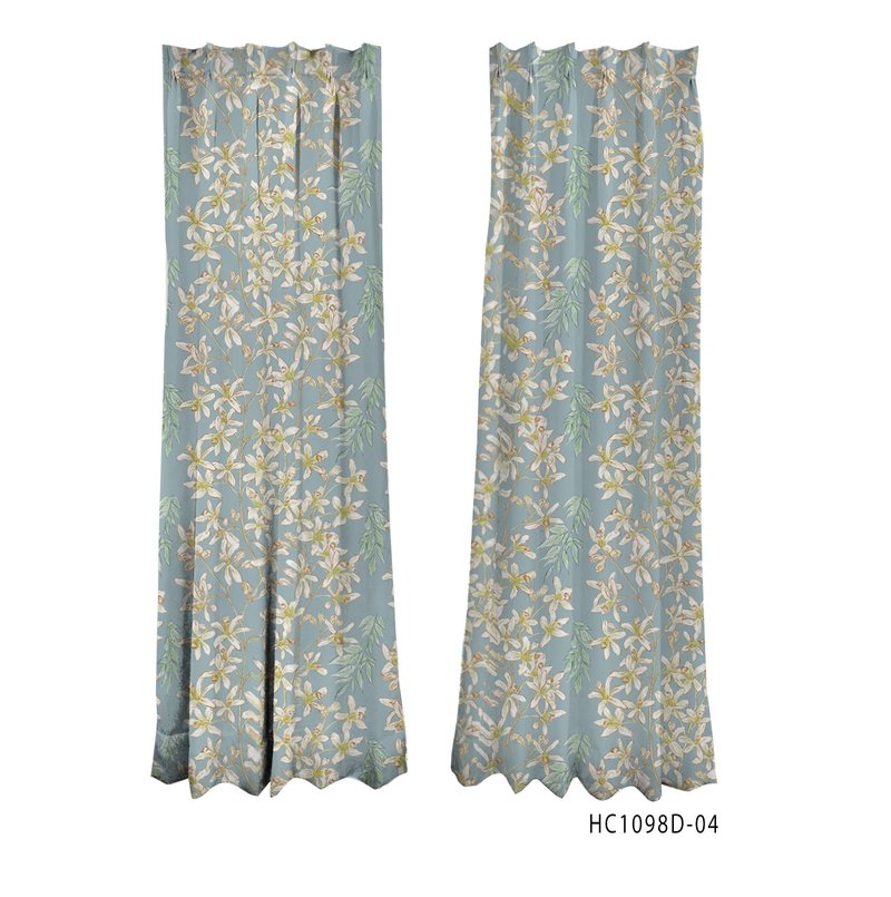 原创印花窗帘 紫花苦楝 - 门帘/门牌 - 聚酯纤维 