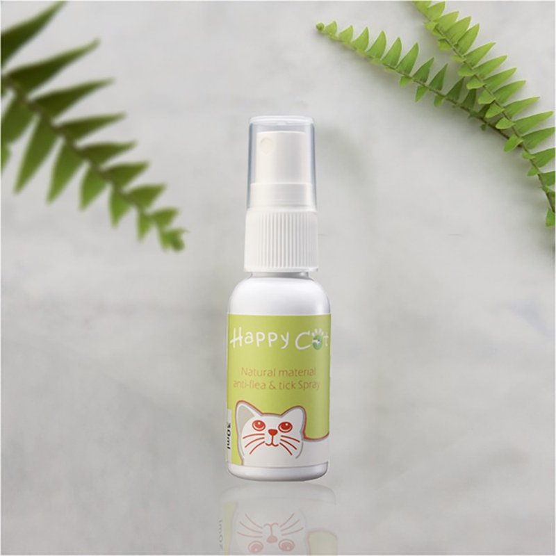 Happy Cat虫虫掰掰-天然防蚤驱虫喷剂/猫咪用-40ML - 清洁/美容 - 植物．花 