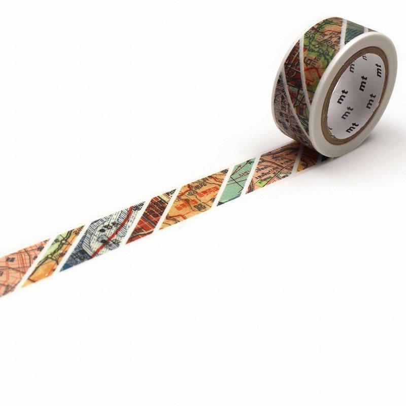 mt ex 和纸胶带 / 地图斜纹 (MTEX1P204) / 2021AW - 纸胶带 - 纸 多色