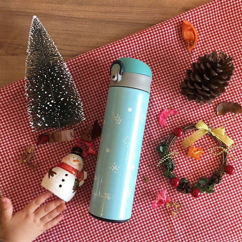 FiFi保温瓶480ml－冬天毛衣(蓝) - 水瓶/水壶 - 其他材质 粉红色