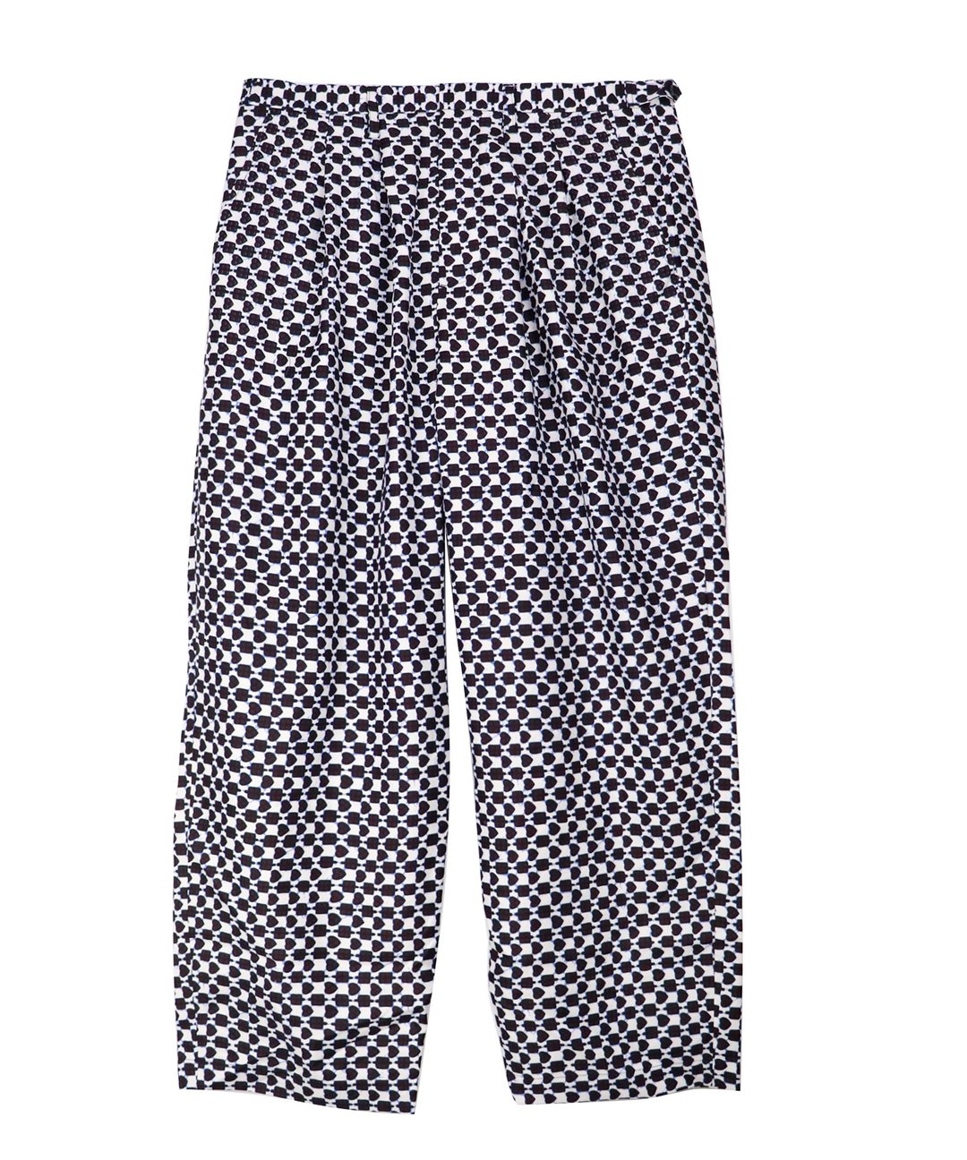 AFRICA TAPERED PANTS【LOVE BLOCK】 - 中性裤装 - 聚酯纤维 黑色