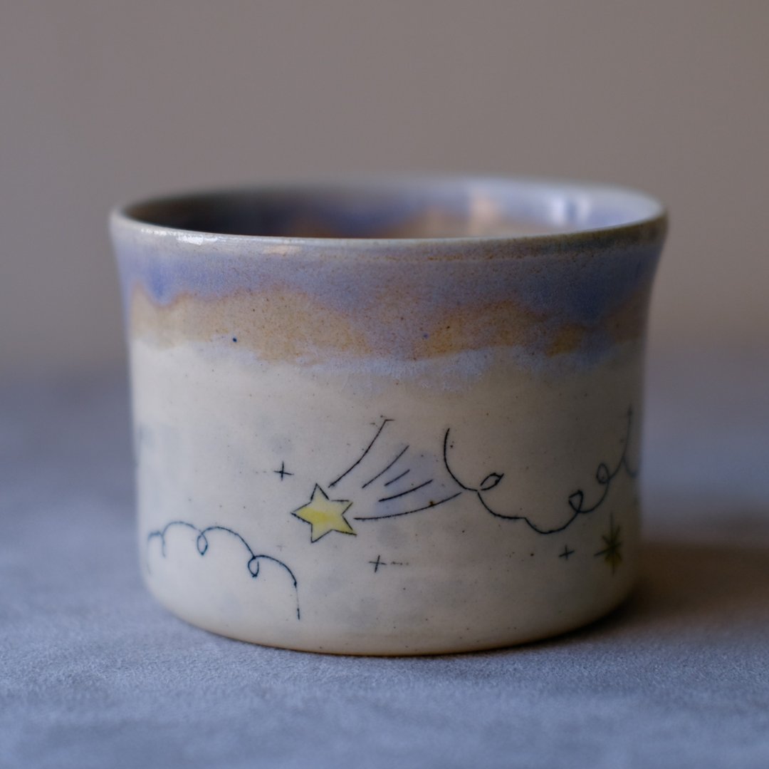 Suànn-Sian . 星空流星茶杯 - 茶具/茶杯 - 陶 