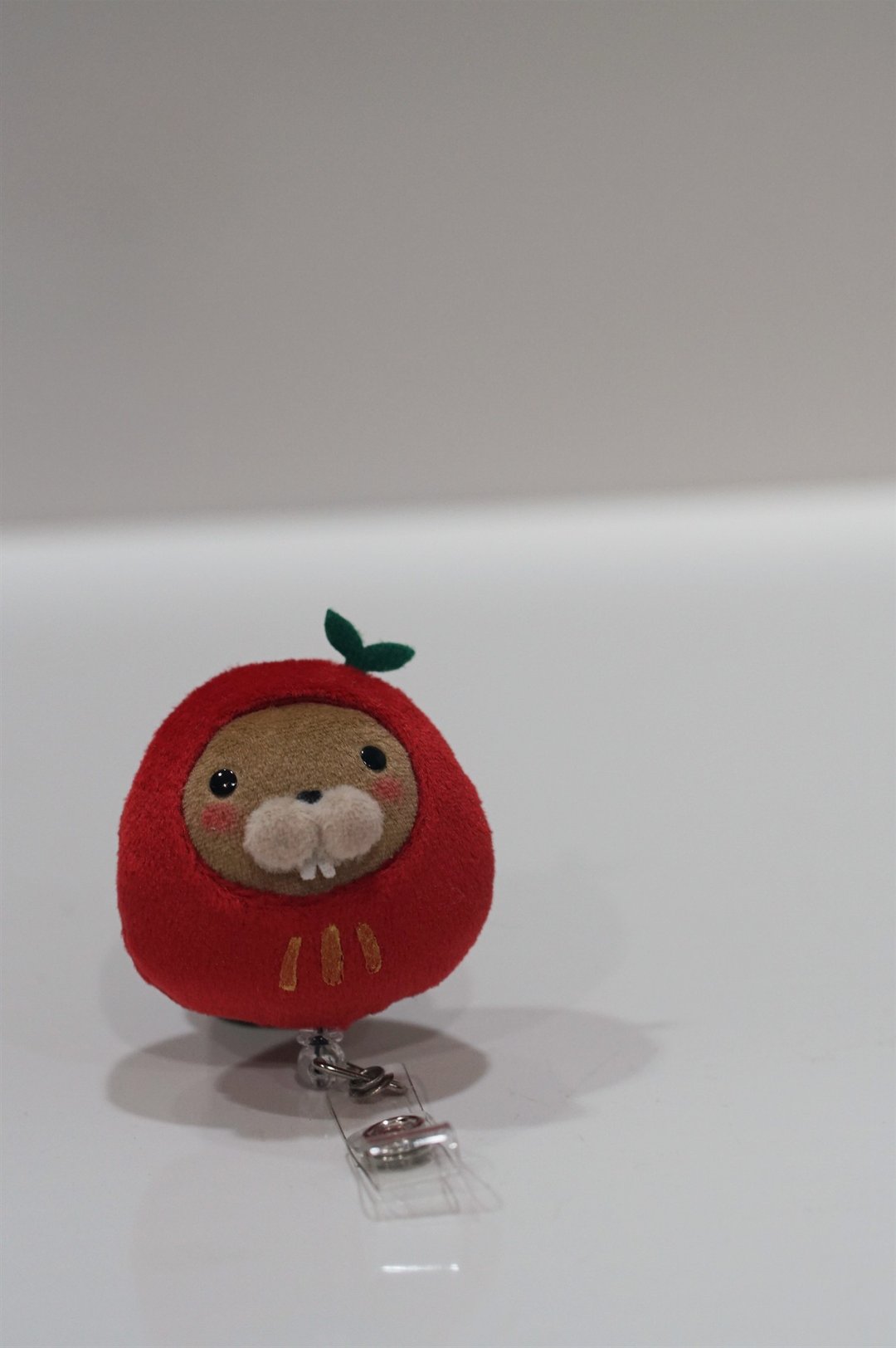 Bucute护理人员专用~马林鼠福神夹式伸缩夹/全球限量/手工制作/ - 证件套/卡套 - 聚酯纤维 红色