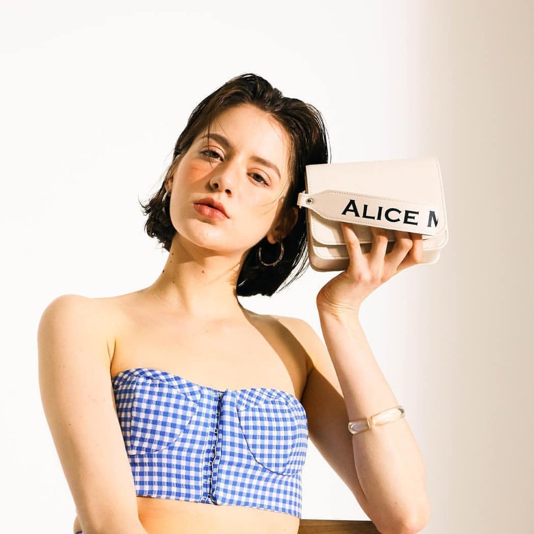 Alice Martha DOVEY斜肩包 - 象牙 - 侧背包/斜挎包 - 人造皮革 白色